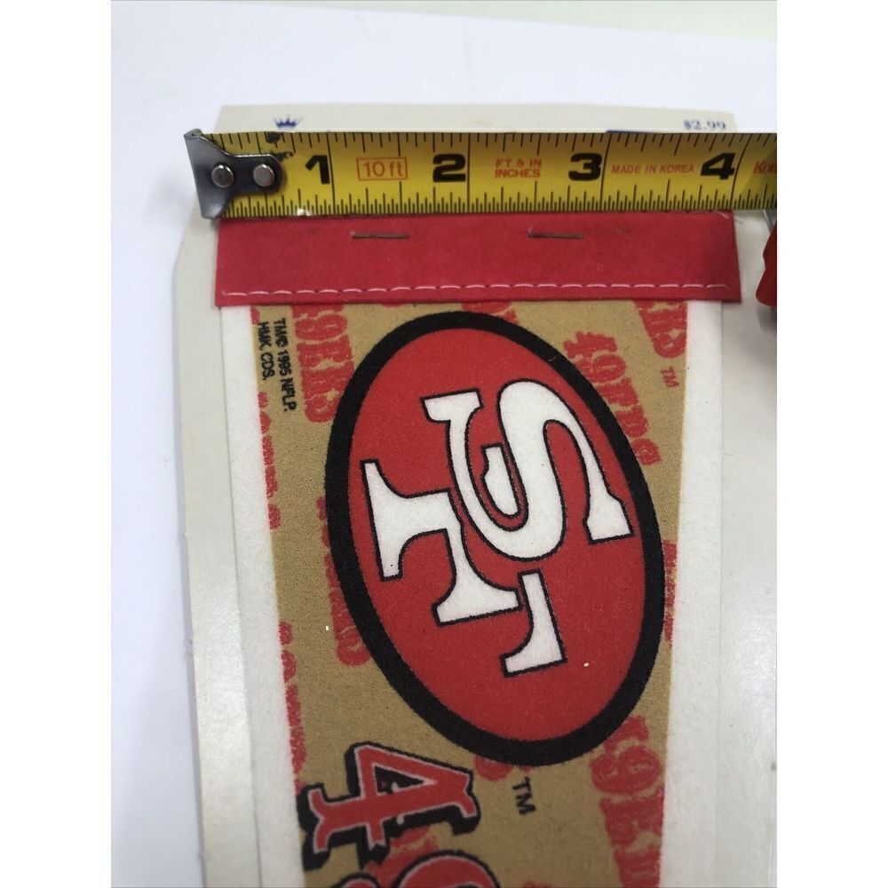 San Francisco 49ers  Vintage Retro Pennant Flag. 1995 - Picture 11 of 12